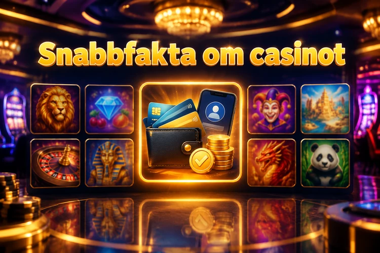 Snabbfakta om casinot